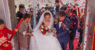 ​祝两人新婚的句子，祝贺生人百年佳合的典范句子_符合发伙伴圈