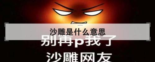 沙雕是什么意思，沙雕形容一个人是什么意思 