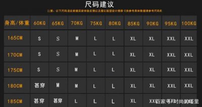 ​xl是多少尺寸（XL对应尺码）