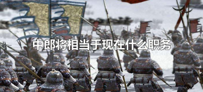 ​中郎将相当于现在什么职务（从事中郎相当于什么官）