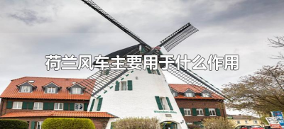 ​荷兰风车主要用于什么作用（荷兰风车主要的作用是干什么）