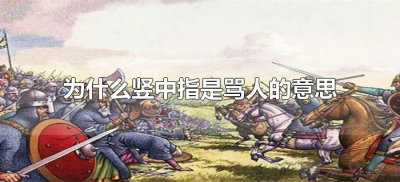 ​为什么竖中指是骂人的意思（竖中指骂人的由来）
