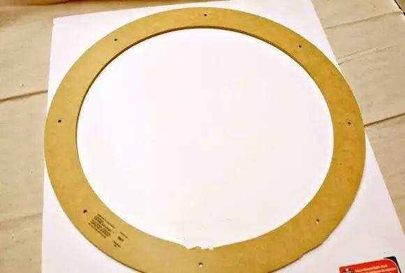 废物制作钟表手工（一次性勺子做出漂亮花卉挂钟）(3)