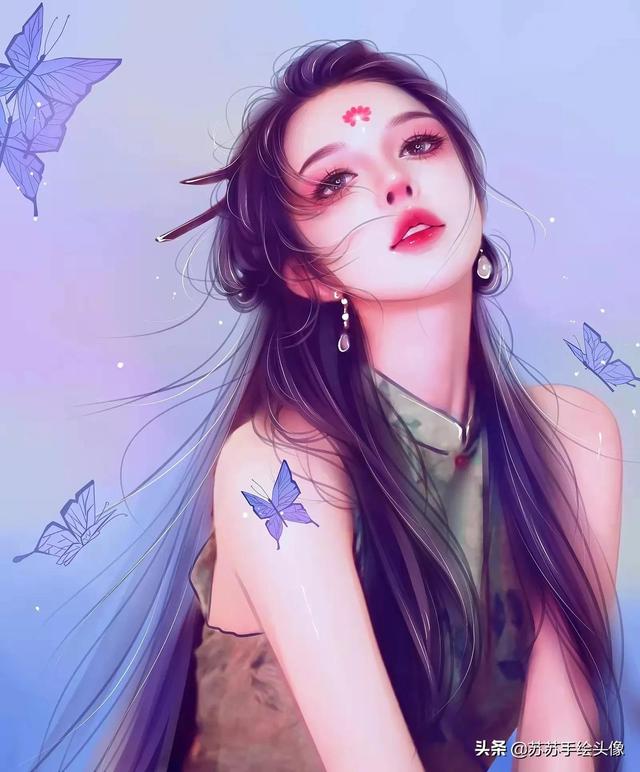 可爱仙气的动漫女头像（仙气飘飘的女生动漫头像）(7)