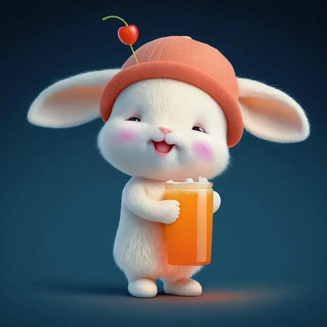 可爱呆萌的小兔兔头像（分享一组小兔子头像）(2)