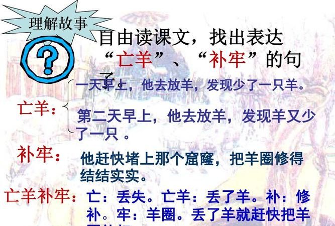 亡羊补牢中的亡指的是什么意思