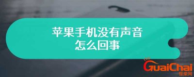 ​苹果手机没有声音是怎么回事？苹果手机不是静音却没有声音