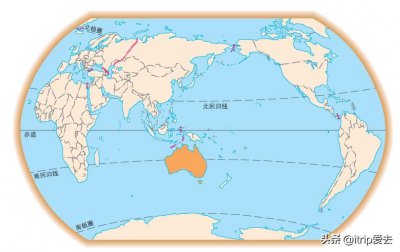 ​澳大利亚经纬度，在地图的什么位置？
