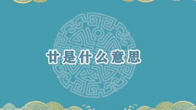 ​廿是什么意思怎么读 廿二是什么意思