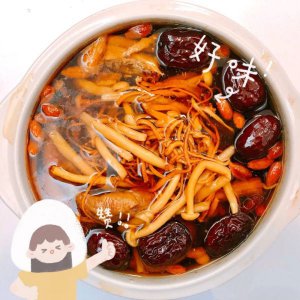 ​虫草花煲汤 熬夜姐妹集合‼️去黄气调姨妈全靠这碗汤
