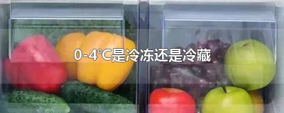 ​0-4度是冷藏还是冷冻 0-10℃冷藏