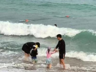 ​撒贝宁一家海南游，保姆意外走红，这样的保姆给我来一打
