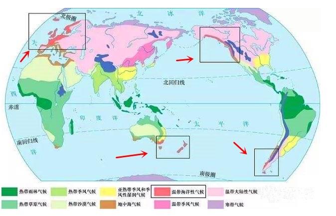 十大地球上最好的气候（温带海洋性气候的特点）  1