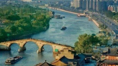 ​世界最长的人工河运河（京杭大运河它全长1794千米）