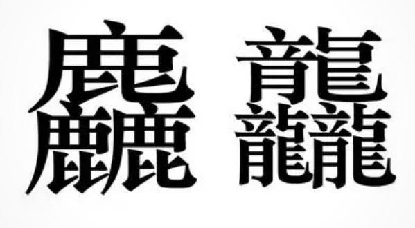 十大世界上最难写的字读什么（龘是公认世上最难写的字）  3