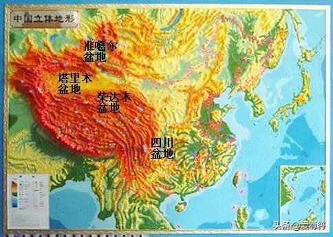 十大中国四大盆地指的是哪几个（塔里木盆地盆地中部海拔800至1300米）  4