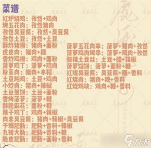 ​桃源深处有人家食来运转菜谱大全2024介绍