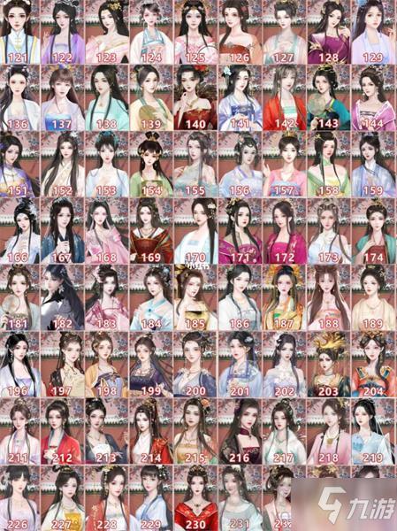 深宫曲立绘有哪些 深宫曲立绘编号大全