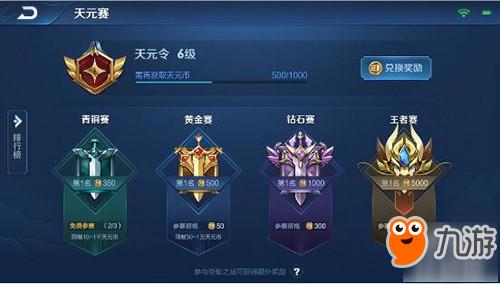 王者荣耀天元币怎么刷?夺魁之战天元币怎么投?