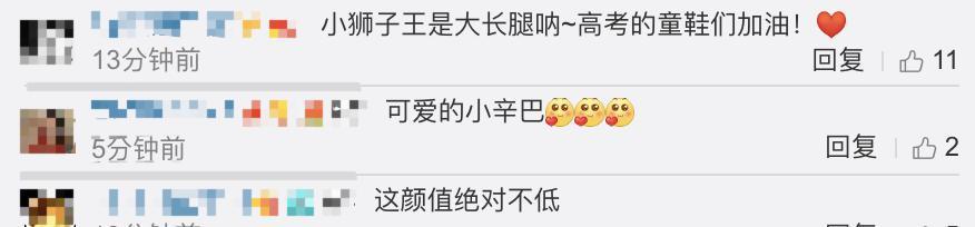刘诗诗首晒儿子正面照为高考学子加油，小辛巴打扮绅士，软萌可爱