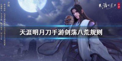 ​天涯明月刀手游剑荡八荒规则是什么