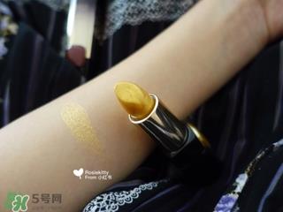 金色口红是什么颜色？金色口红试色