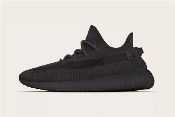 yeezy 350纯黑侧透发售日期 椰子350black发售信息