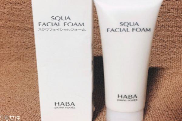 haba鲨烷洁面乳成分 haba鲨烷洁面乳使用步骤