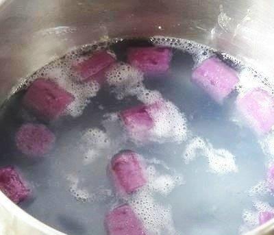 紫薯芋圆的制作方法，1款制作轻松的小甜品，约2位好友一起品尝