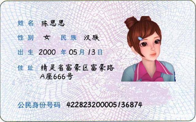叶罗丽身份证曝光，舒颜原来是少数民族，希娜公主依旧神秘！