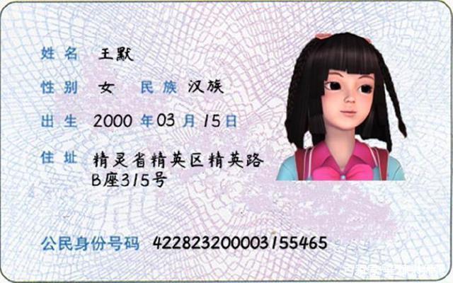 叶罗丽身份证曝光，舒颜原来是少数民族，希娜公主依旧神秘！