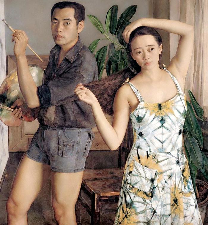 他画老婆，3幅画卖了2280万，还不过瘾又画了3幅人体画卖4899万