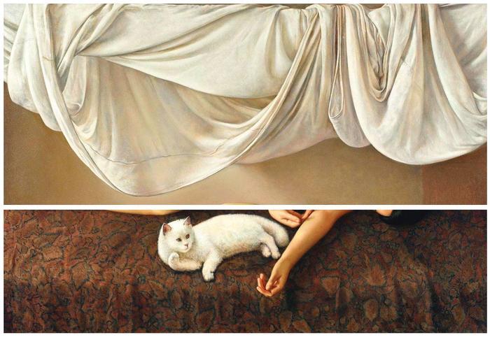 他画老婆，3幅画卖了2280万，还不过瘾又画了3幅人体画卖4899万