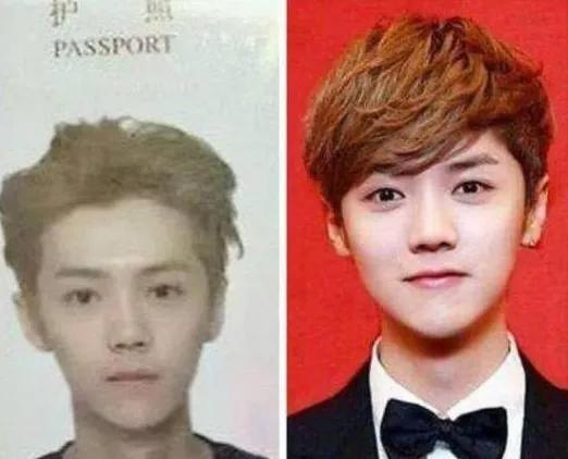 男明星的证件照：鹿晗的清秀，TFboys像初恋，华晨宇的区别太大