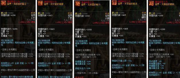 旭旭宝宝分析95版本史诗套: 皮甲没有凉透, 部分职业轻甲很强