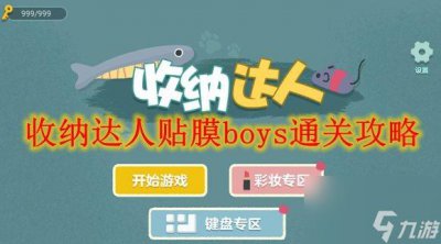 ​收纳达人贴膜boys通关攻略
