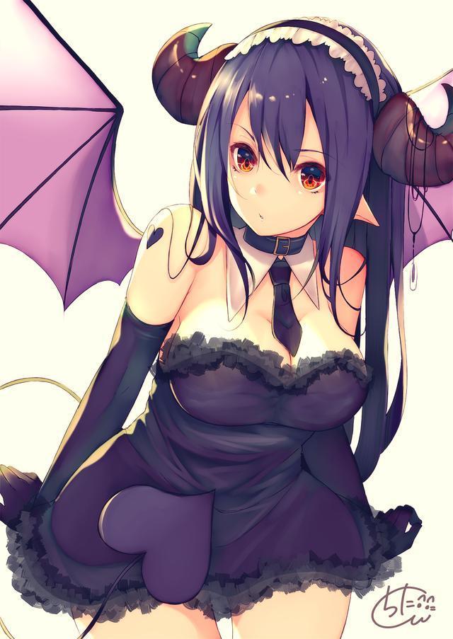 甜美又性感的独特魅力！一组小恶魔系二次元女生头像