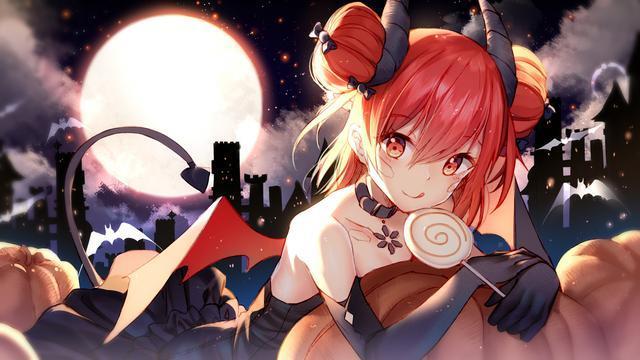 甜美又性感的独特魅力！一组小恶魔系二次元女生头像