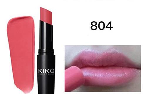 kiko口红8系最火的颜色推荐 kiko口红804试色