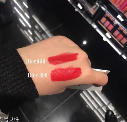迪奥999和888哪个好看 经典的两个颜色