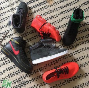 ​vlone与nike air force 1high联名款运动鞋配色有哪几种？