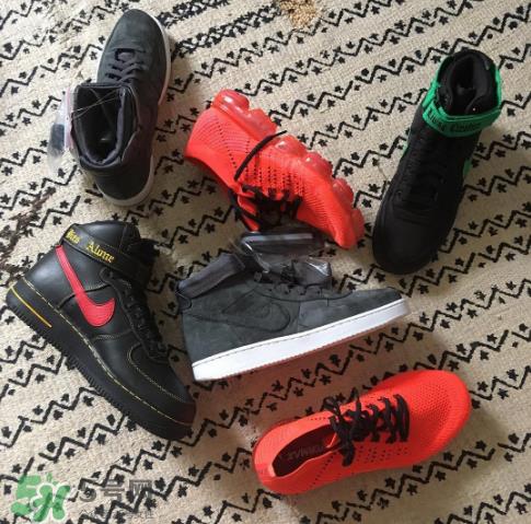 vlone与nike air force 1high联名款运动鞋配色有哪几种？