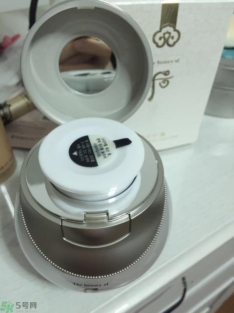 whoo后美白膏真假辨别对比图 