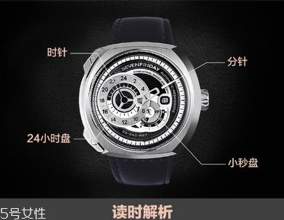 sevenfriday手表怎么看时间 看不懂时间的腕表