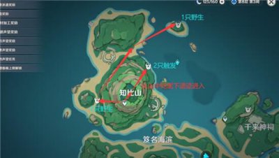 ​原神兽境之狼路线图