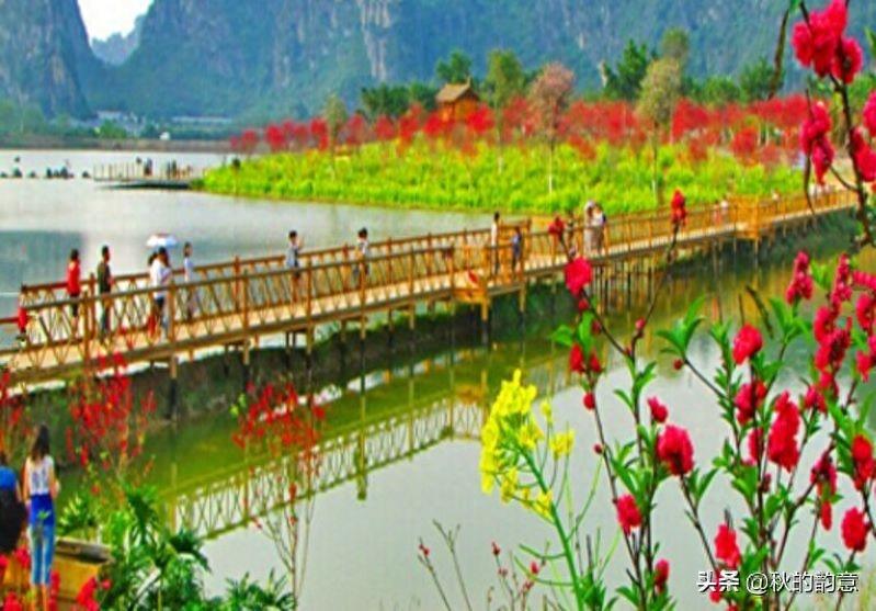 南宁花花大世界4A级景区，面积7300余亩，爱琴海湾等景点美不胜收