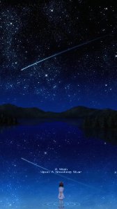 ​分享一组二次元星空壁纸，最美不过二次元