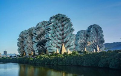 ​全世界最大酒店建筑群：树一样的房子，三亚大树公馆