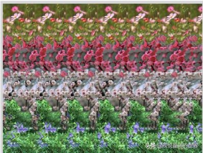 ​层次分明的立体图画