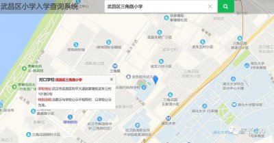 ​武昌区开放小学入学查询系统